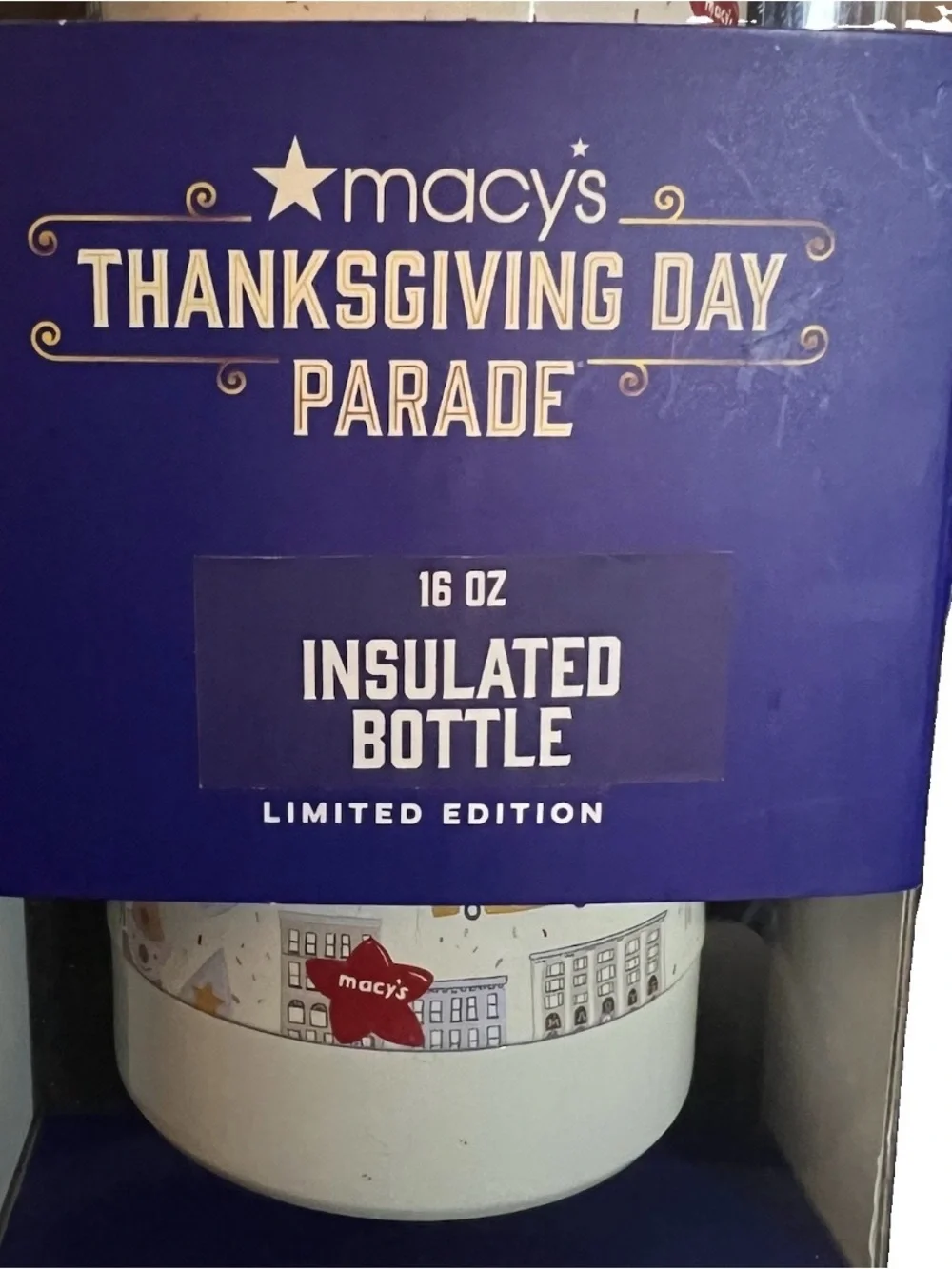 Thanksgiving Day Parade 2025 NYC Scenic Thermos Macy's 16oz Limited Edition New